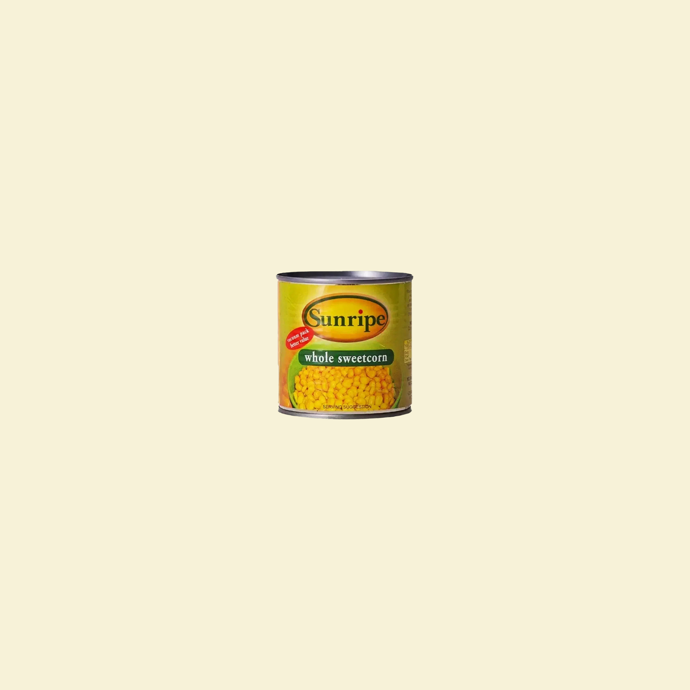 Sunripe Whole Sweetcorn (340g)